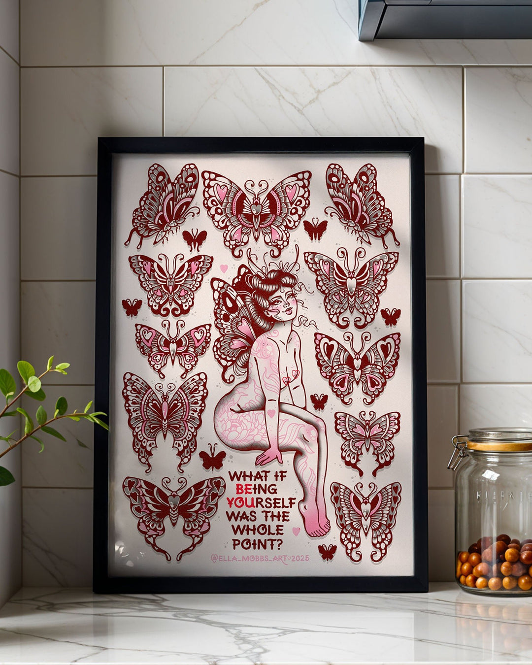 Be Yourself Print - Ella Mobbs