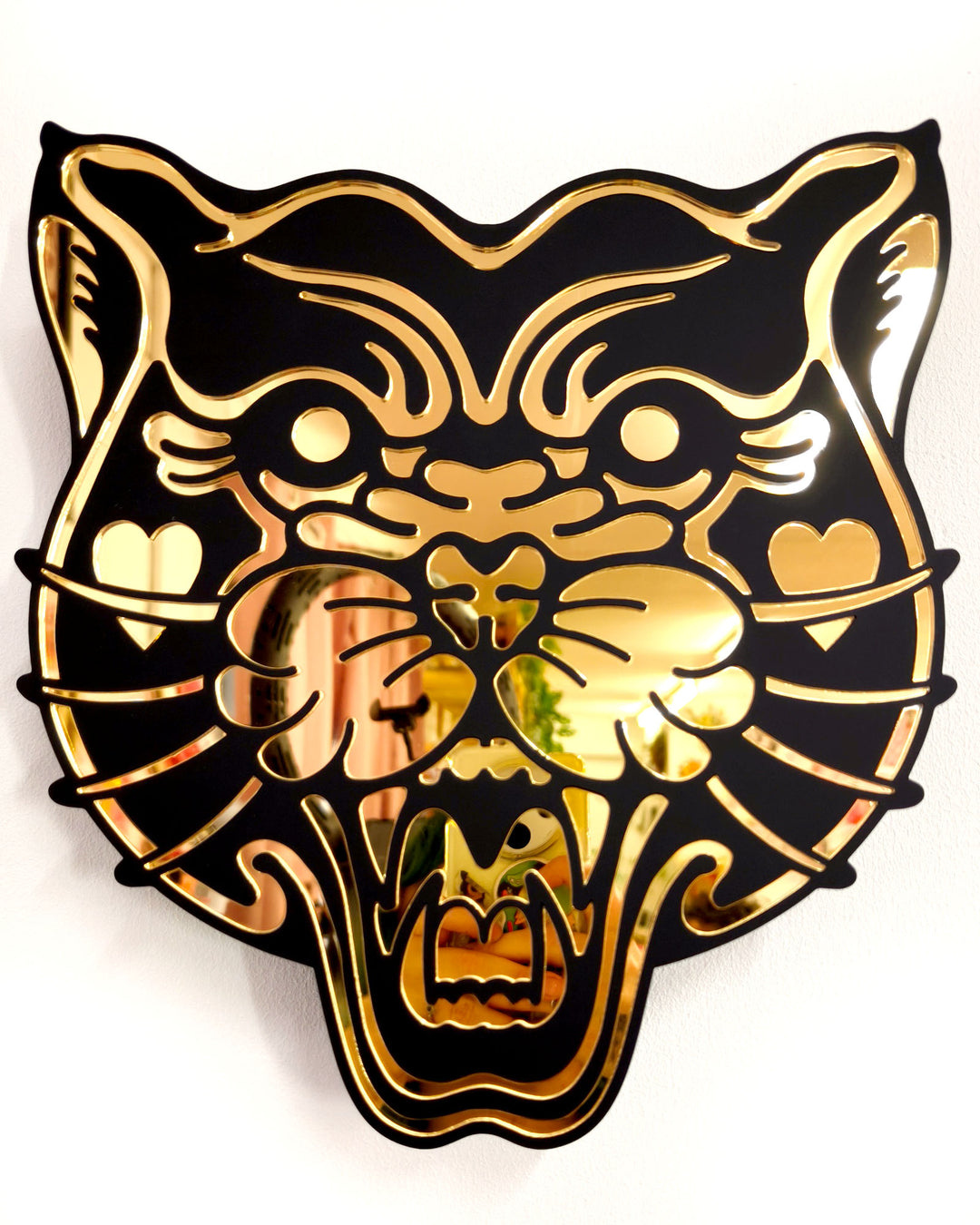 Panther Vase (Black)