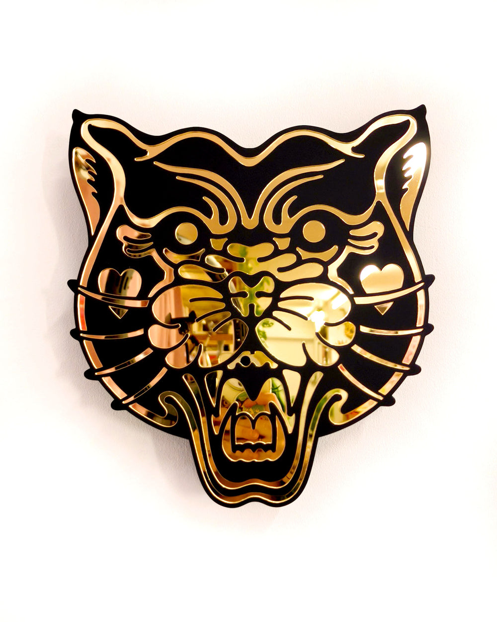 Panther Vase (Black)