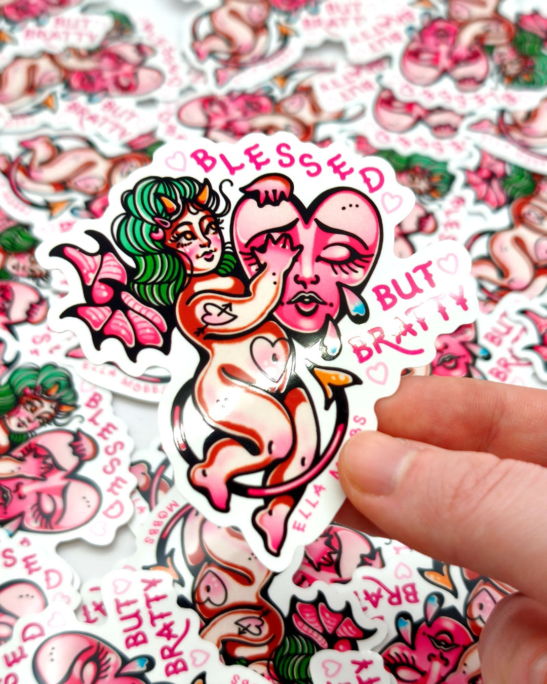 Blessed Brat Sticker - Ella Mobbs