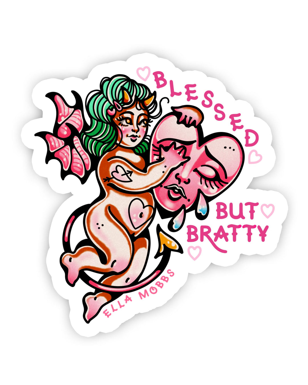 Blessed Brat Sticker - Ella Mobbs
