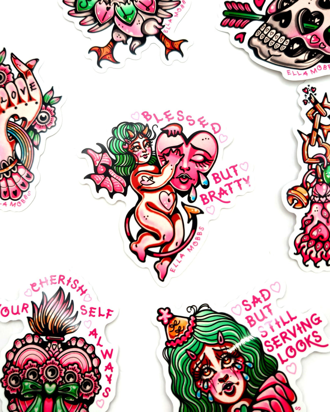 Blessed Brat Sticker - Ella Mobbs