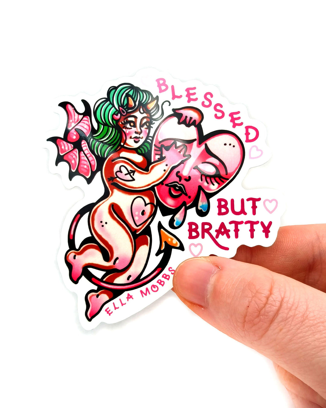 Blessed Brat Sticker - Ella Mobbs