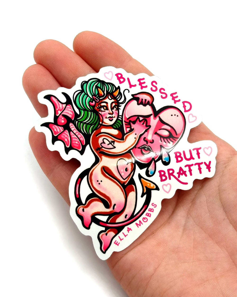 Blessed Brat Sticker - Ella Mobbs