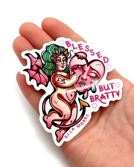 Blessed Brat Sticker - Ella Mobbs