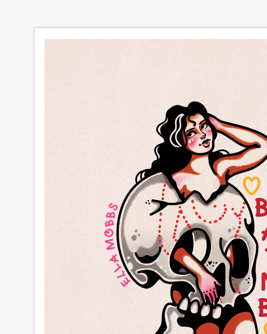Bones Babe Print