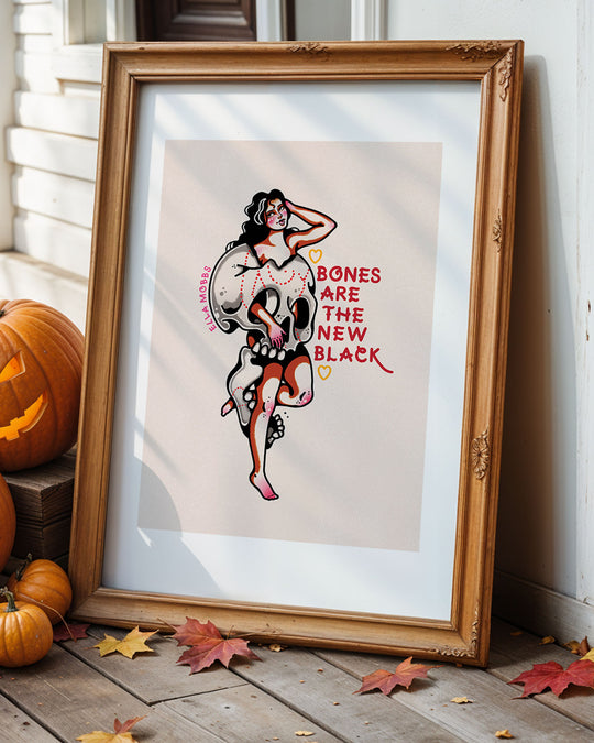 Bones Babe Print