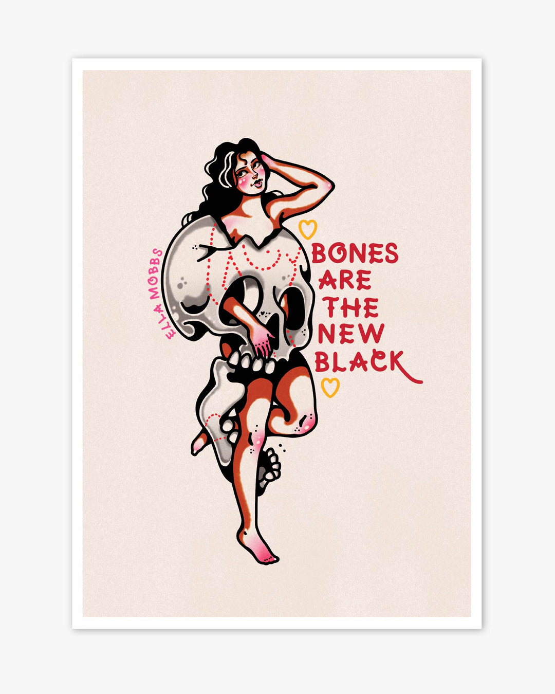 Bones Babe Print - Ella Mobbs