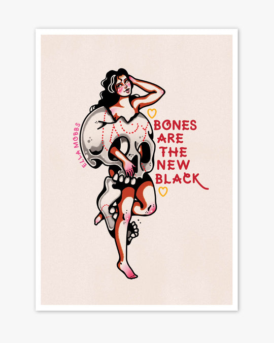 Bones Babe Print - Ella Mobbs