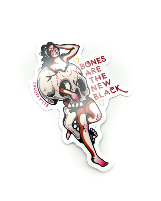 Bones Babe Sticker - Ella Mobbs