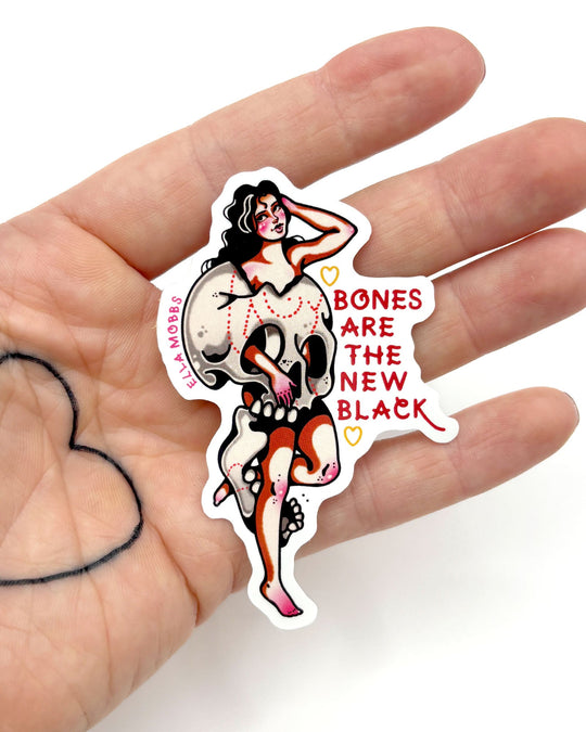 Bones Babe Sticker - Ella Mobbs