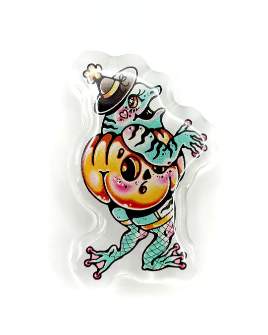 Booty Frog Pin