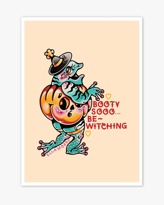 Booty Frog Print