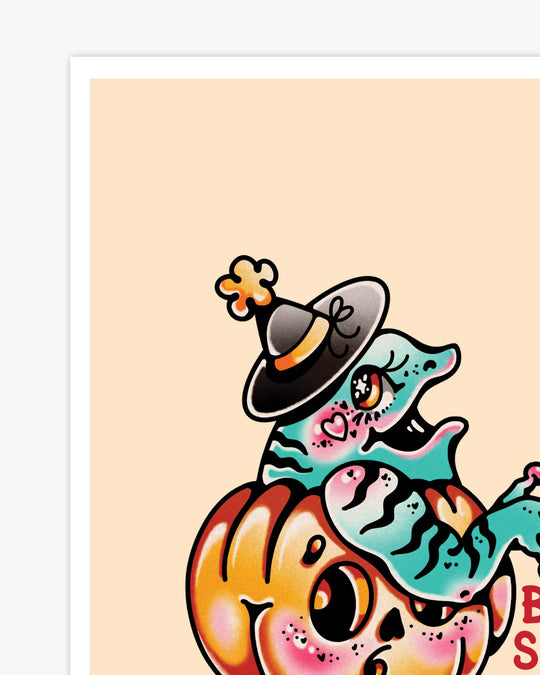 Booty Frog Print