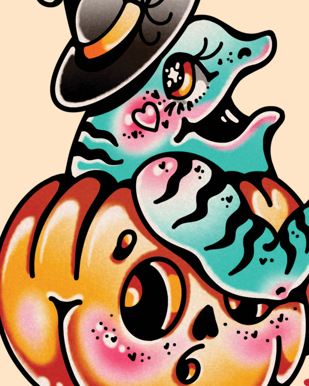 Booty Frog Print