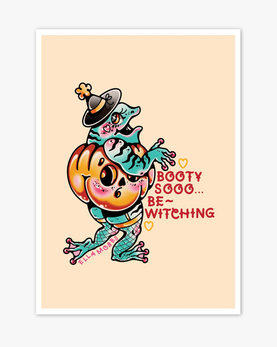 Booty Frog Print - Ella Mobbs