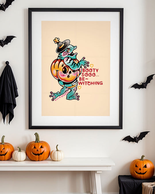 Booty Frog Print - Ella Mobbs