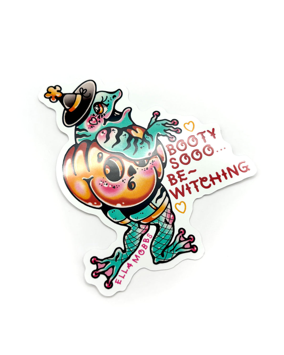 Booty Frog Sticker