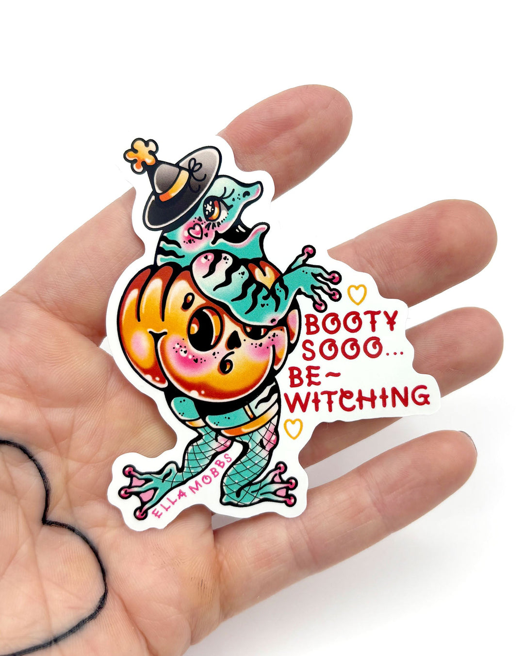 Booty Frog Sticker - Ella Mobbs