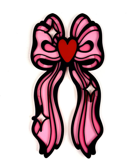 Bow 30cm/11.8" (Pink)