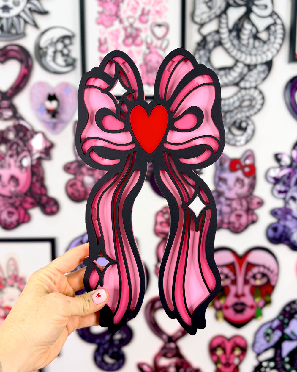 Bow 30cm/11.8" (Pink)