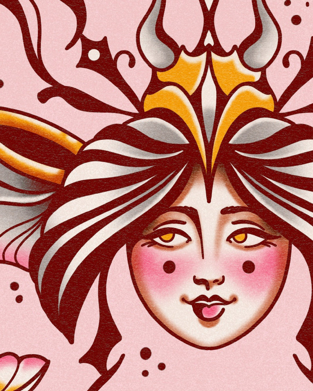 Bugs and Ladies Print - Ella Mobbs