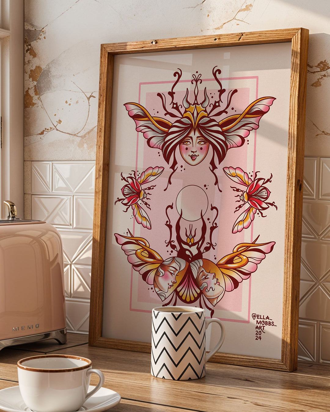 Bugs and Ladies Print - Ella Mobbs