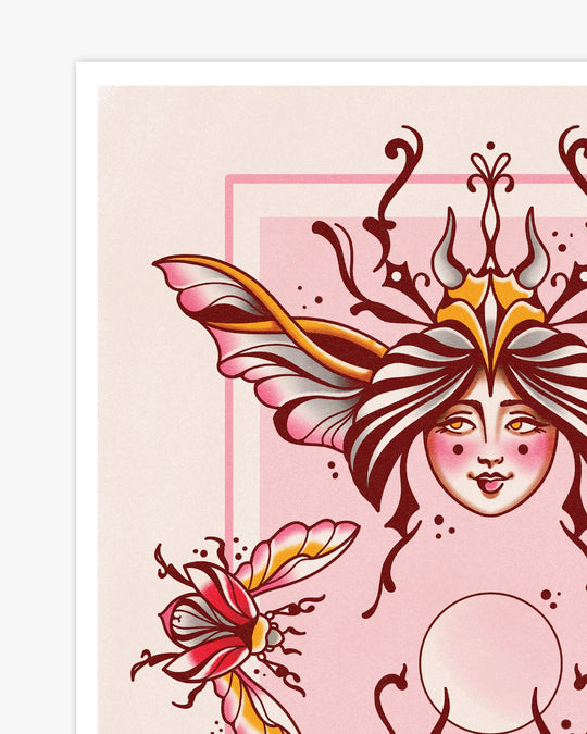 Bugs and Ladies Print - Ella Mobbs