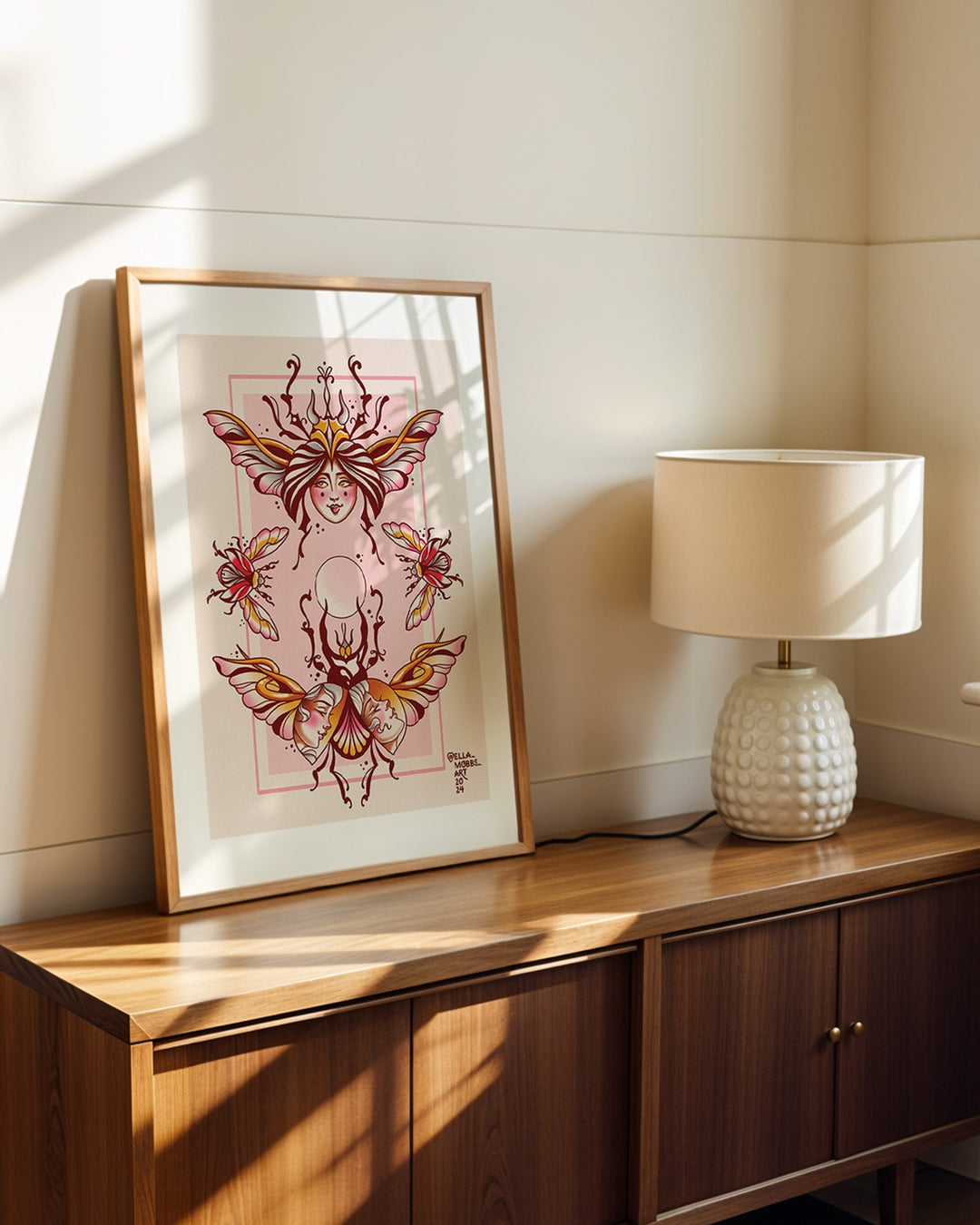 Bugs and Ladies Print - Ella Mobbs