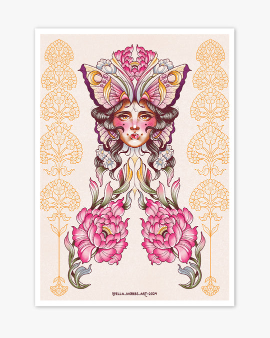 Butterfly Lady Print