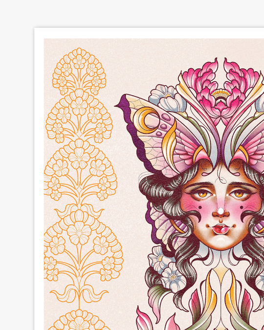 Butterfly Lady Print