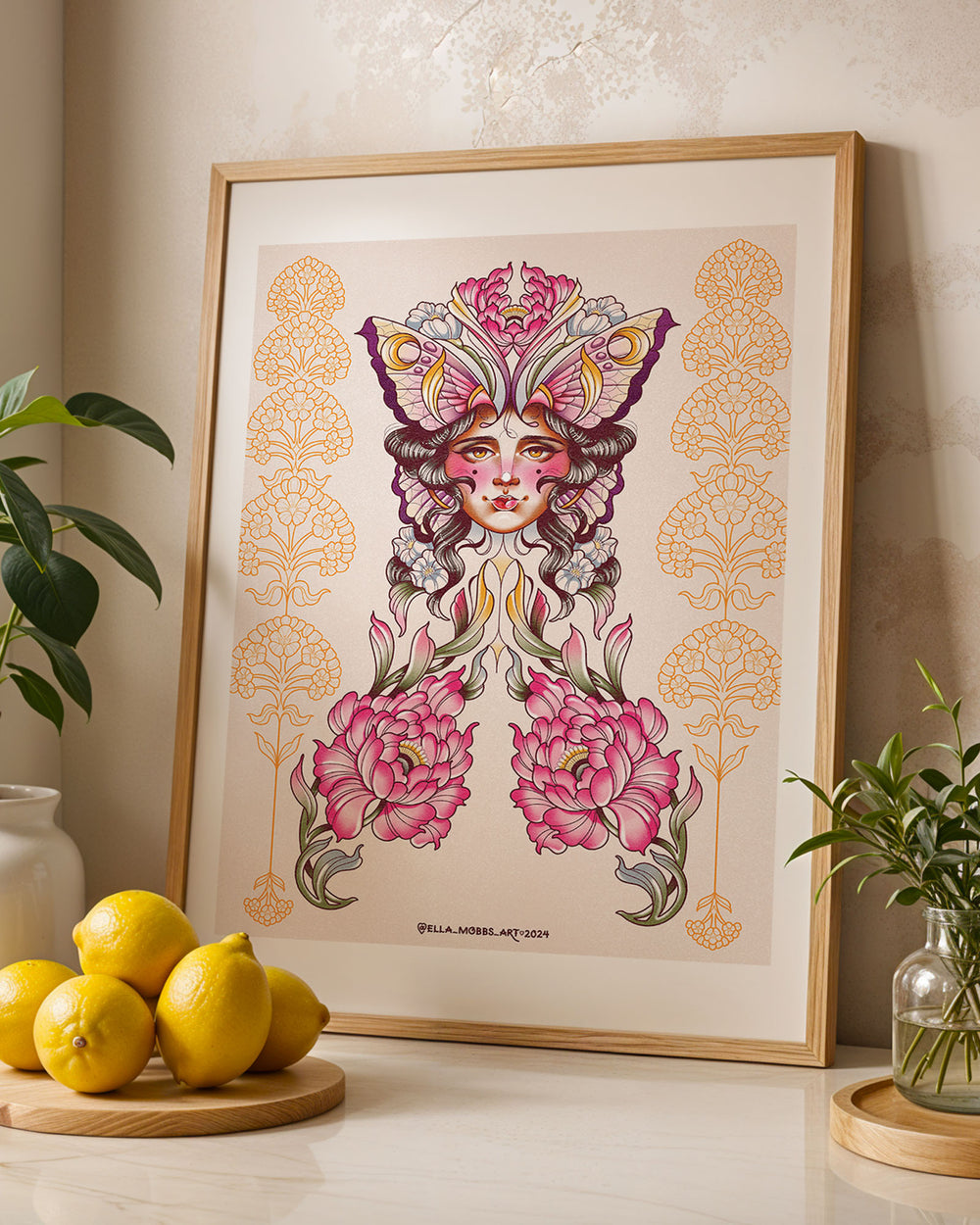 Butterfly Lady Print