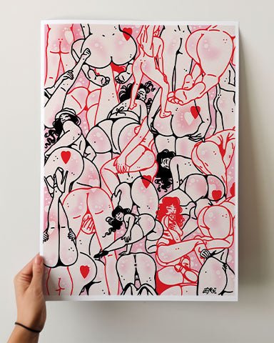 Butts Part One Print - Ella Mobbs