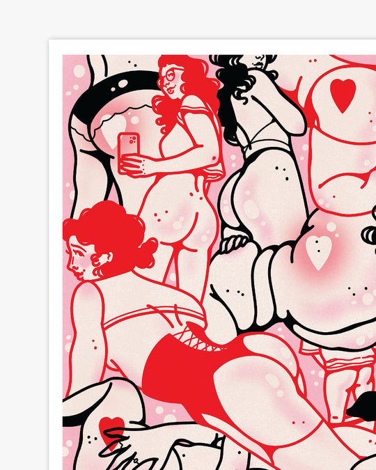 Butts Part Three Print - Ella Mobbs