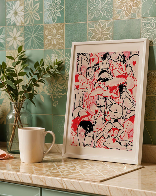 Butts Part Two Print - Ella Mobbs