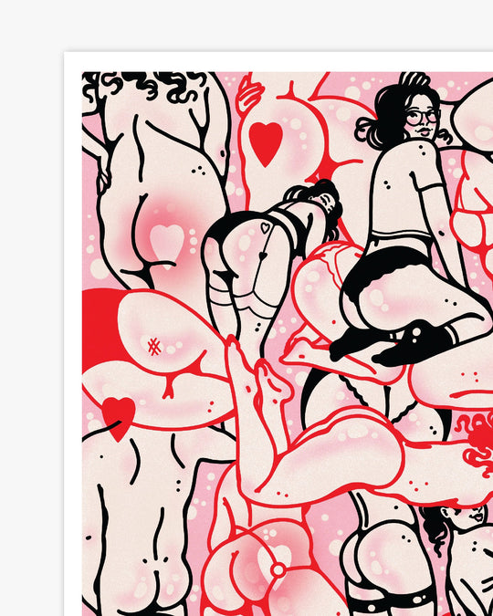 Butts Part Two Print - Ella Mobbs