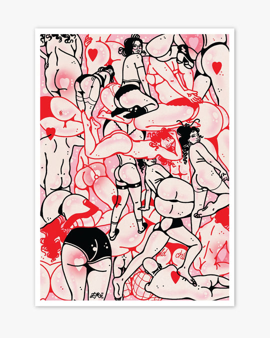 Butts Part Two Print - Ella Mobbs