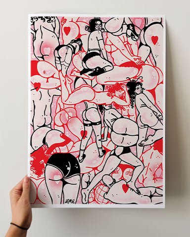 Butts Part Two Print - Ella Mobbs