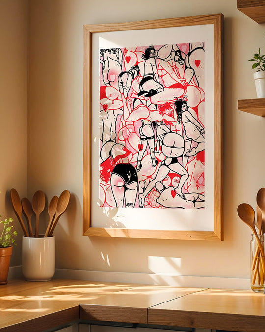 Butts Part Two Print - Ella Mobbs