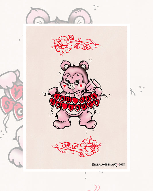 Care Bear Art Print