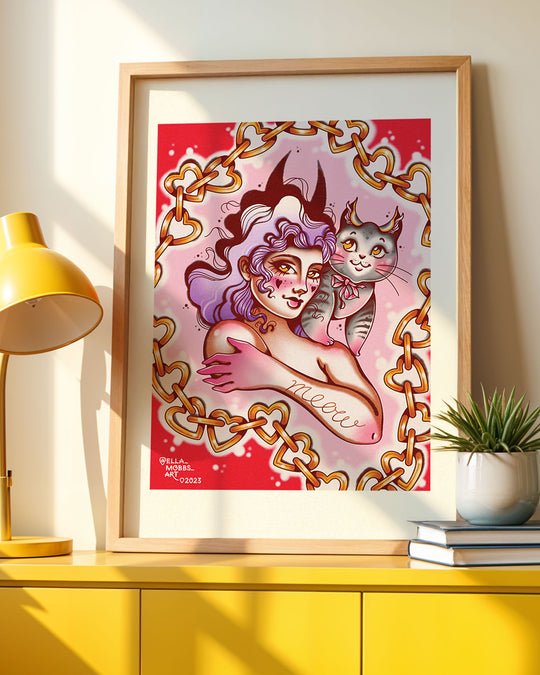Cat Lady Print