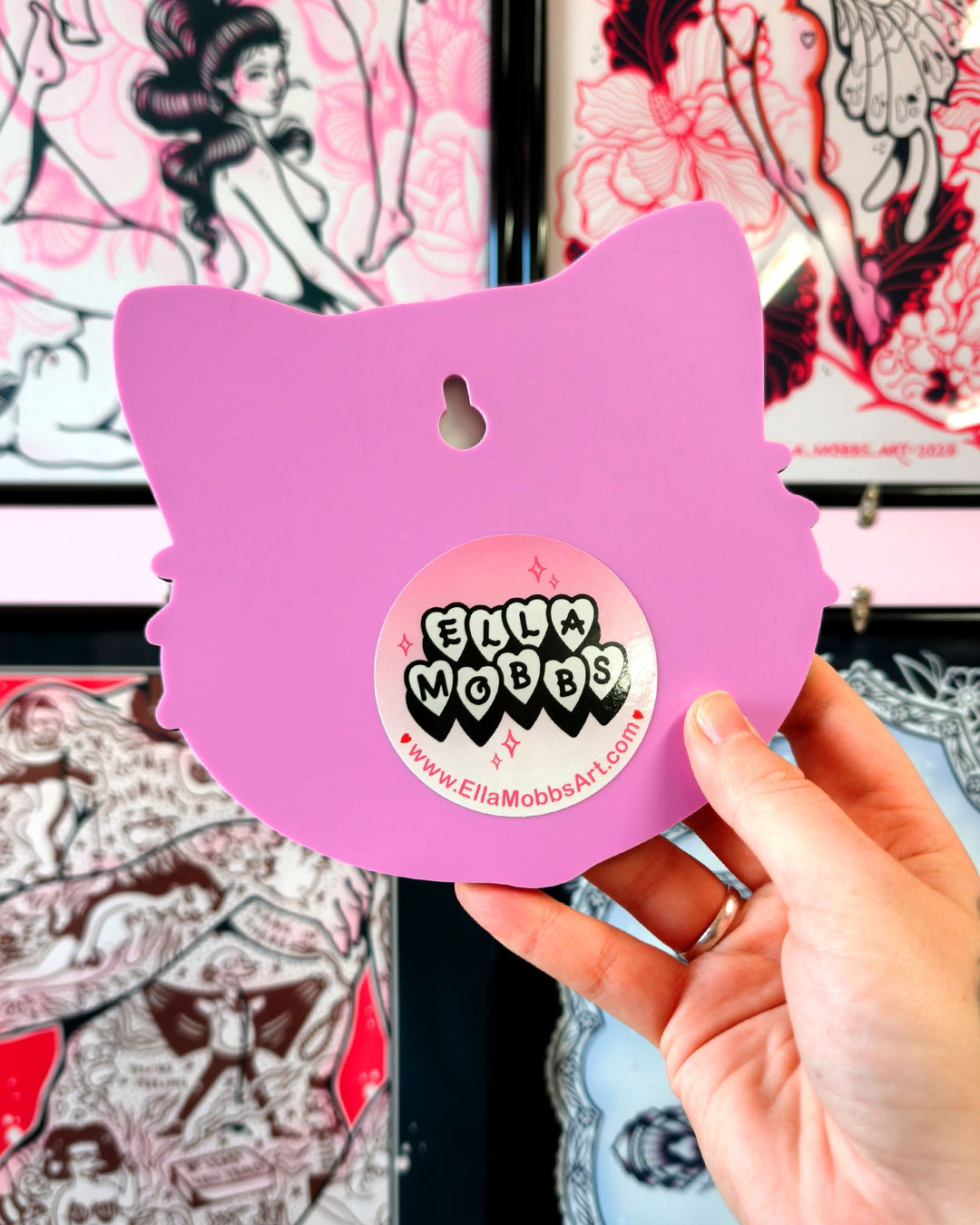 Cat Skull 15cm/5.9" - Ella Mobbs