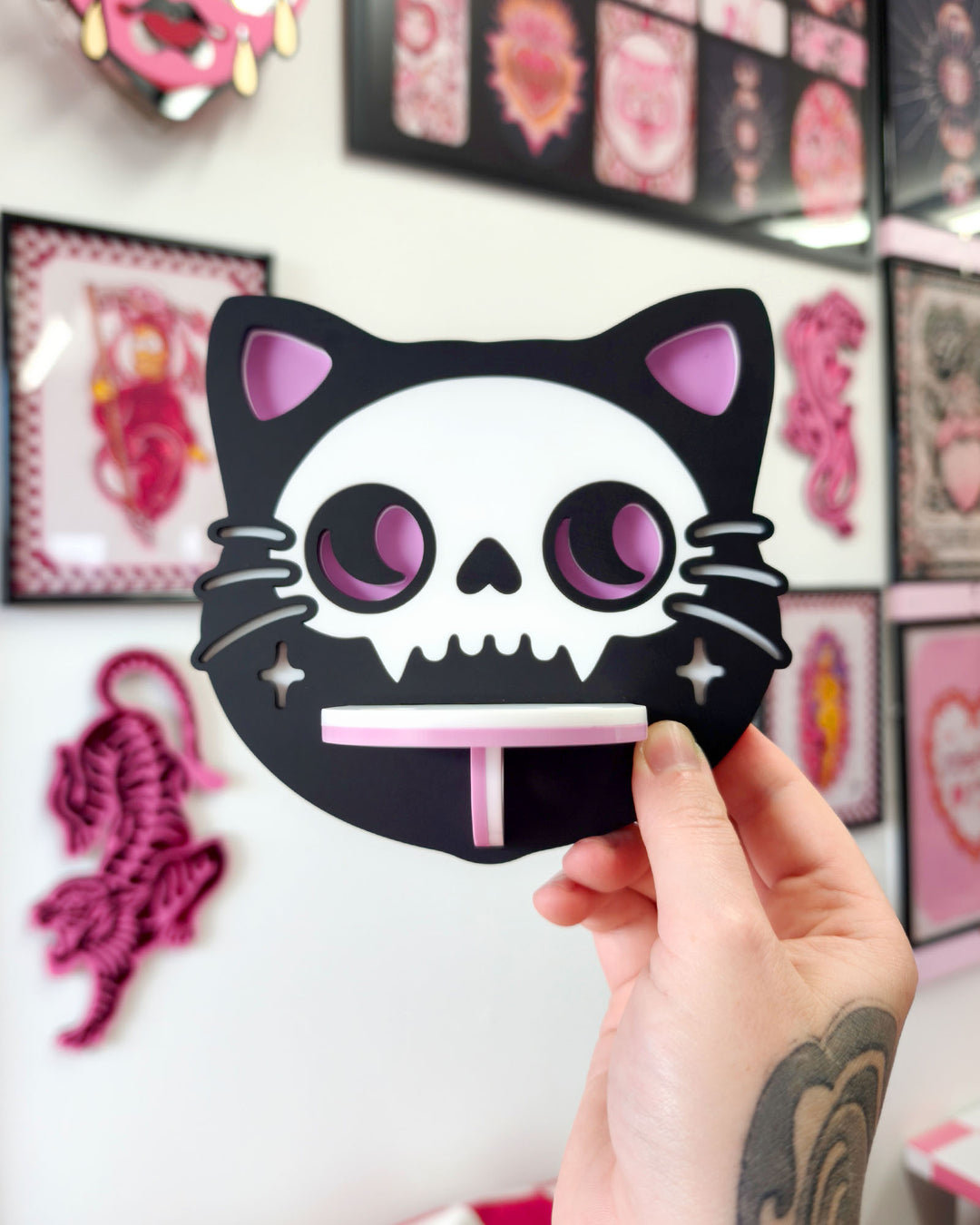 Cat Skull Shelf
