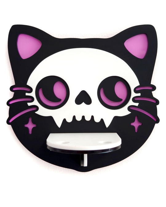 Cat Skull Shelf - Ella Mobbs