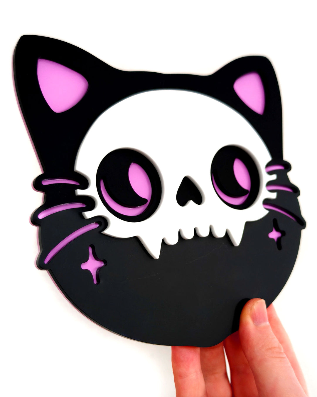 Cat Skull Mini Wall Hanging
