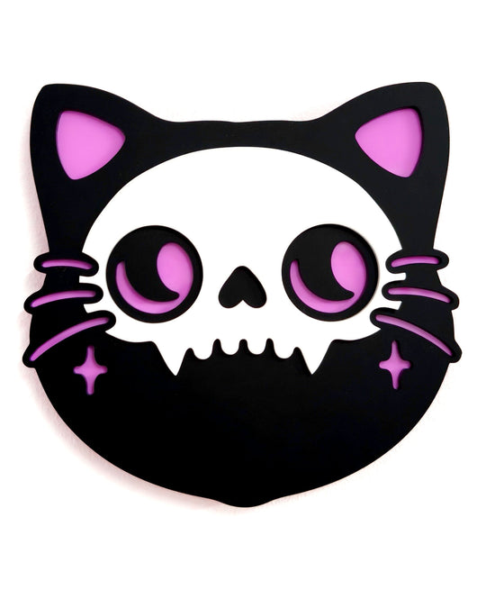 Cat Skull Mini Wall Hanging