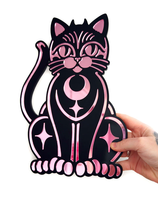 Cat Wall Hanging (Black)