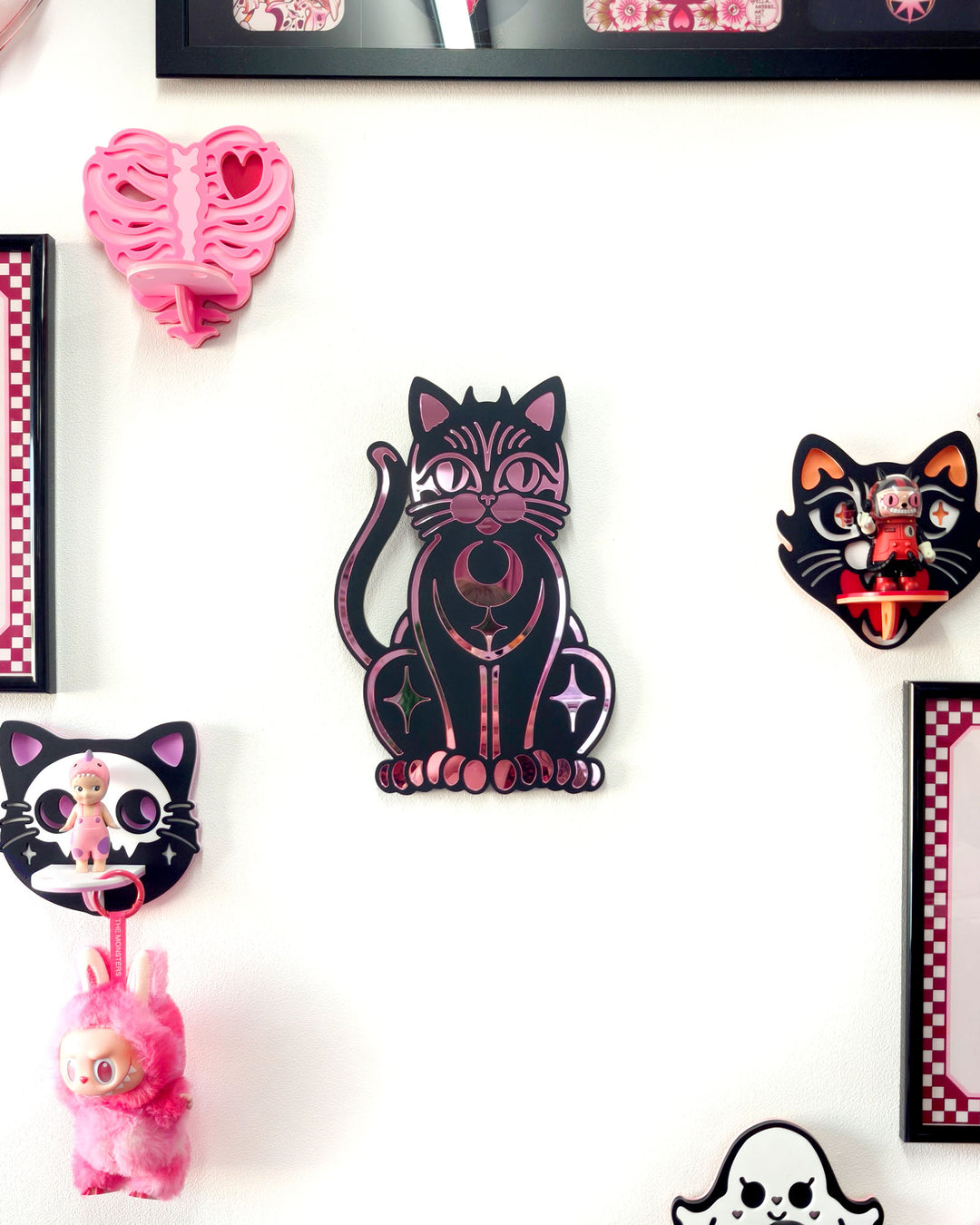 Cat Wall Hanging (Black)