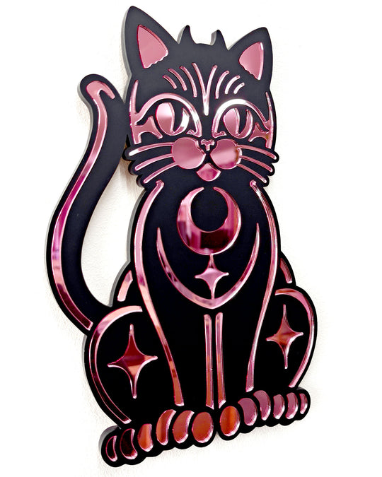 Cat Wall Hanging (Black)