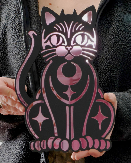 Cat Wall Hanging (Black)